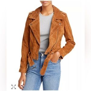 BLANKNYC Suede Moto Jacket